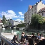 Station Between Dragon And Triple Bridges * Ljubljana