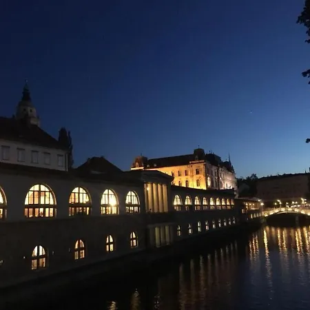 Station Between Dragon And Triple Bridges * Ljubljana