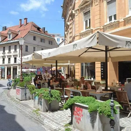 Station Between Dragon And Triple Bridges * Ljubljana